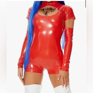 Halloween costume cat in the hat thing 1